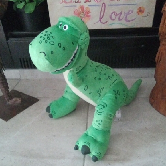 REX Disney Pixar Toy Story Green Dinosaur Plush Toy - Picture 1 of 6